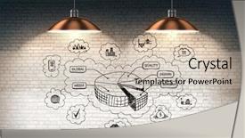  Presentation with city development strategy - Cool new PPT theme with diagram agenda - secret strategy development ideas backdrop and a  colored foreground