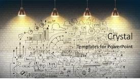  Presentation with city development strategy - Cool new presentation theme with diagram agenda - secret strategy development ideas backdrop and a soft green colored foreground