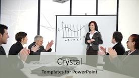  Presentation with man and woman divorce drawing - Slide deck consisting of diagram chart - business woman drawing a graph background and a light gray colored foreground