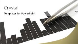  Presentation with profit - Audience pleasing slide set consisting of diagram of profit backdrop and a white colored foreground