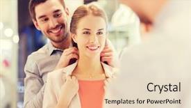  Presentation with consumerism - PPT layouts with diamond anniversary - sale consumerism presents holidays background and a lemonade colored foreground