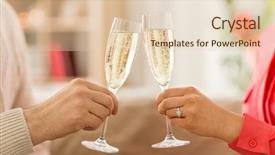  Presentation with valentines day - PPT layouts featuring diamond anniversary - valentines day celebration and engagement background and a lemonade colored foreground