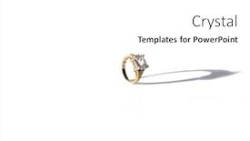  Presentation with white gold wedding - PPT layouts with diamond-engagement-ring-wedding-ring background and a white colored foreground