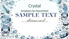  Presentation with diamond - Presentation enhanced with diamond frame background and a cool aqua colored foreground