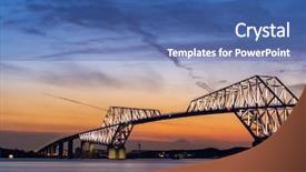  Presentation with diamond - Slide set enhanced with diamond fuji in tokyo background and a ocean colored foreground