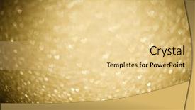  Presentation with gold diamond - Audience pleasing presentation theme consisting of diamond gold - abstract holidays lights on background backdrop and a blonde colored foreground