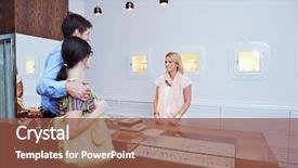  Presentation with jewelry - Presentation enhanced with diamond gold - business man selling in jewelry background and a tawny brown colored foreground