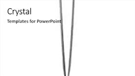  Presentation with diamond - Cool new PPT layouts with diamond in vintage jeweler tweezer backdrop and a white colored foreground