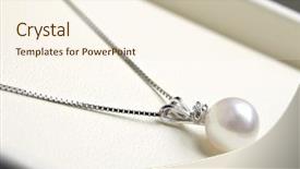  Presentation with gold diamond - Theme consisting of diamond in white gold background and a cream colored foreground