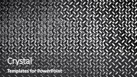  Presentation with diamond plate - Audience pleasing slides consisting of diamond metal background backdrop and a dark gray colored foreground