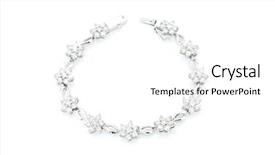  Presentation with diamond - Beautiful slides featuring diamond necklace on a white backdrop and a  colored foreground