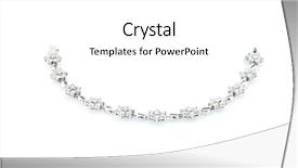  Presentation with diamond - PPT theme enhanced with diamond necklace on a white background and a  colored foreground