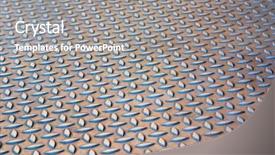  Presentation with metallic - Slides with diamond plate - background photo of a industrial background and a gray colored foreground