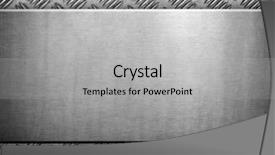  Presentation with iron - Slide set with diamond plate - iron background background and a light gray colored foreground