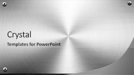  Presentation with diamond plate - Slide set having diamond plate - metal design background background and a light gray colored foreground