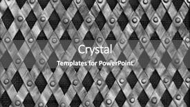  Presentation with diamond plate - PPT layouts consisting of diamond plate - metal mesh backgrounds or texture background and a gray colored foreground