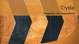  Presentation with diamond plate - Beautiful PPT layouts featuring diamond plate - metal protective surface backdrop and a gold colored foreground