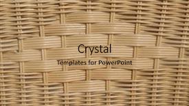  Presentation with woven - Cool new presentation design with diamond shaped pattern woven into cane work backdrop and a coral colored foreground