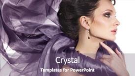  Presentation with purple floral cold - Amazing theme having diamond women - gorgeous woman with purple color backdrop and a violet colored foreground