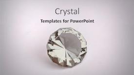  Presentation with diamond - Amazing presentation design having diamond backdrop and a light gray colored foreground