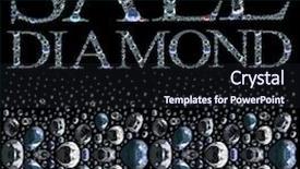  Presentation with diamond - Slide deck consisting of diamond background and a wine colored foreground