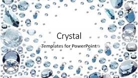  Presentation with diamond - Amazing presentation design having diamond backdrop and a white colored foreground