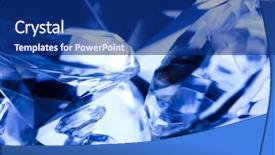  Presentation with diamond - Colorful slide set enhanced with diamonds background backdrop and a navy blue colored foreground