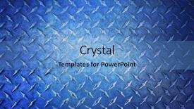  Presentation with diamond plate - Cool new theme with diamonds rough - background of metal diamond plate backdrop and a  colored foreground