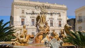  Presentation with square - Beautiful presentation featuring diana-fountain-on-the-square backdrop and a coral colored foreground