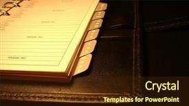  Presentation with network address translation for - PPT theme having diary address book phone book background and a wine colored foreground