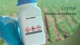  Presentation with weeds - Slide deck having dicamba-a-broadleaf-herbicide-used background and a seafoam green colored foreground