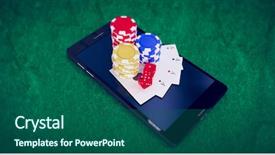  Presentation with mobile phone on car - Beautiful PPT theme featuring dice life - high angle view of mobile backdrop and a ocean colored foreground