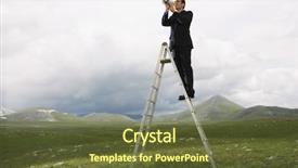  Presentation with speaking - Amazing presentation theme having dictatorship - full length of businessman backdrop and a tawny brown colored foreground