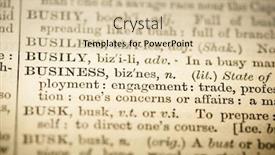  Presentation with definition - PPT theme enhanced with dictionary definition of the word business background and a lemonade colored foreground