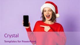  Presentation with purple - PPT layouts enhanced with die frau mit dem lila hut - portrait of an excited happy background and a sky blue colored foreground