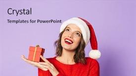  Presentation with purple - Beautiful PPT layouts featuring die frau mit dem lila hut - portrait of an excited happy backdrop and a  colored foreground