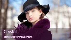  Presentation with indian woman face beauty - Audience pleasing PPT theme consisting of die frau mit dem lila hut - young beauty woman winter portrait backdrop and a wine colored foreground