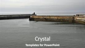  Presentation with concrete wall questions - Theme with dike - dieppe harbour sea wall france background and a gray colored foreground