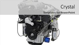  Presentation with diesel engine - Audience pleasing presentation consisting of customer service and relationship concept business concept backdrop and a violet colored foreground