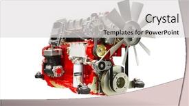  Presentation with diesel engine - PPT layouts with education concept with book and campus of university background and a gray colored foreground