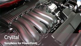  Presentation with powerful - Colorful presentation design enhanced with powerful engine of the red backdrop and a dark gray colored foreground