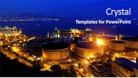  Presentation with hongkong - Colorful slide set enhanced with expression pointing to the left backdrop and a coral colored foreground.