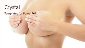  Presentation with jesus body bread and wine - PPT theme consisting of cancer estomago - body of beautiful woman covering background and a lemonade colored foreground