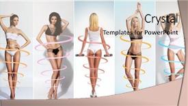  Presentation with health diet - Cool new PPT layouts with health sport fitness nutrition weight backdrop and a lemonade colored foreground