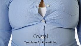  Presentation with diet low carb concept healthy - Slide set consisting of diet concept overweight woman background and a light blue colored foreground