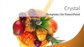  Presentation with orange green white - 