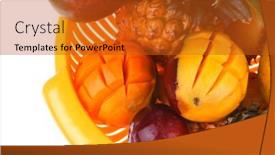  Presentation with orange green white - 