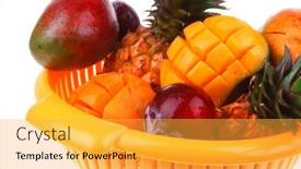  Presentation with orange green white - 