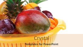  Presentation with orange green white - PPT layouts with healthy mature couple jogging in the city at early morning with sunrise in background background and a gray colored foreground