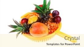  Presentation with orange green white - 